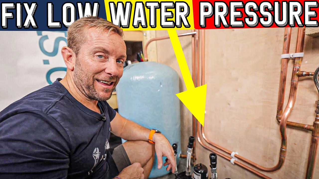 HOW TO FIX LOW WATER PRESSURE - The Salamander Right Pump