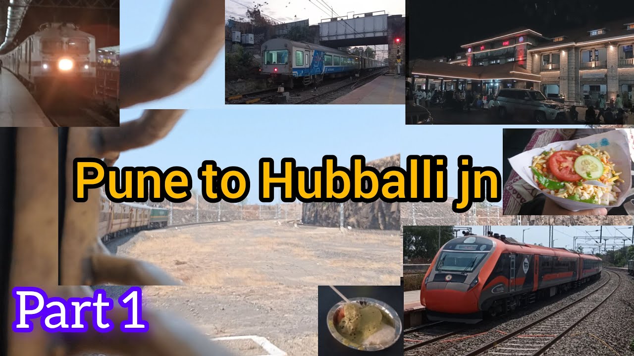 Pune to Hubballi Train Journey || Part 1 || Indian Railway l Train no. 07316 Mfp Ubl Spl