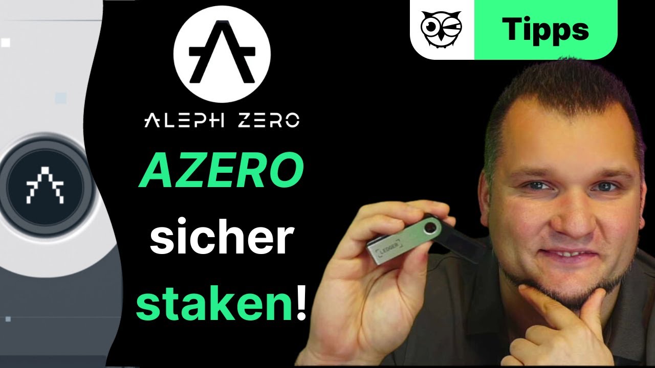 Sicheres AZERO Staking mit Ledger Hardware Wallet! NodeStaking ab 2.000 & Poolstaking ab 10 AZERO!