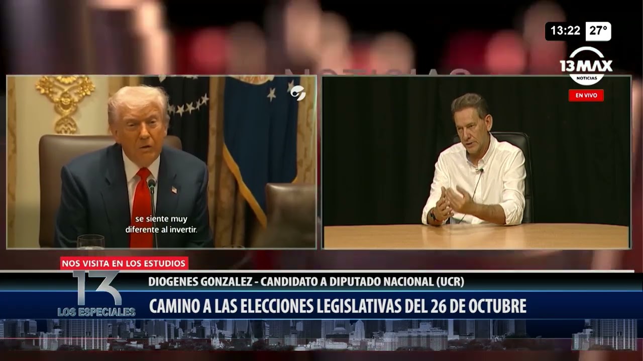 ELECCIONES LEGISLATIVAS 2025 - Nos visitó el candidato a Diputado Nacional, Diógenes González
