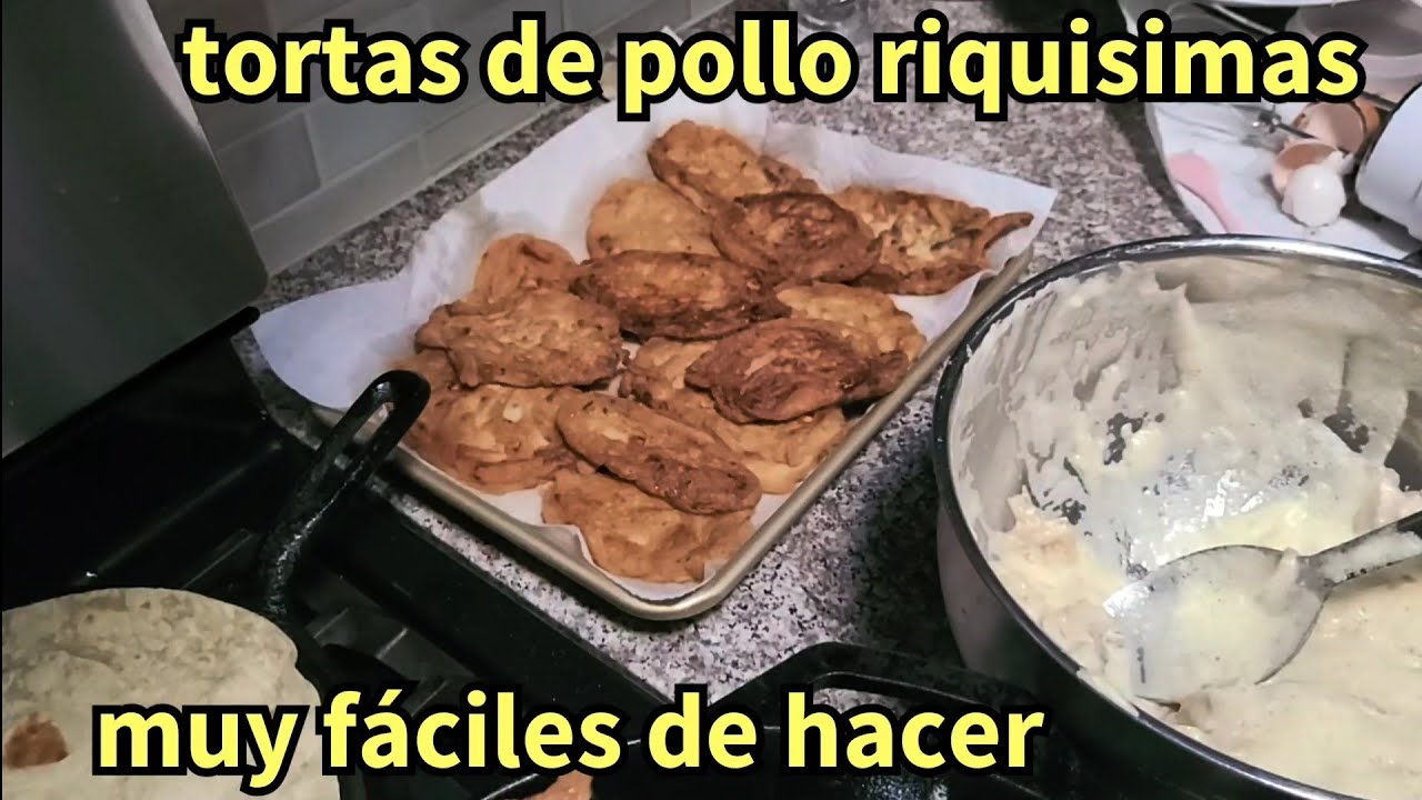 Tortitas de pollo así se hacen bien ricas y rápido en solo minutos