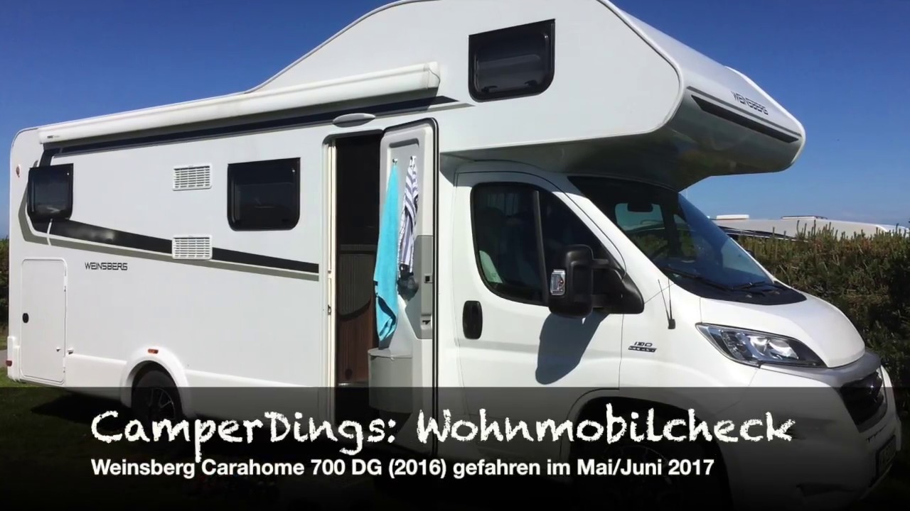 Folge 5: Weinsberg Carahome 700 DG (2016) Wohnmobilcheck - CamperDings