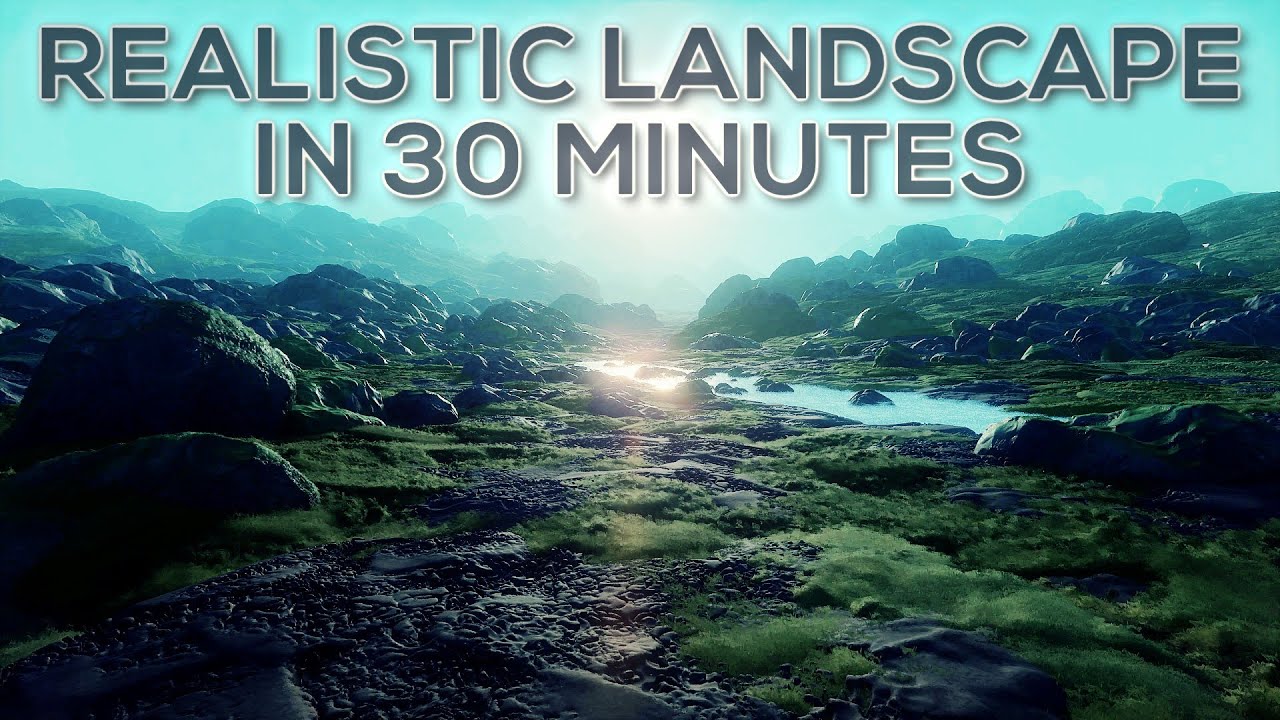 MAKING A REALISTIC LANDSCAPE IN 30 MINUTES - Dreams PS4/PS5