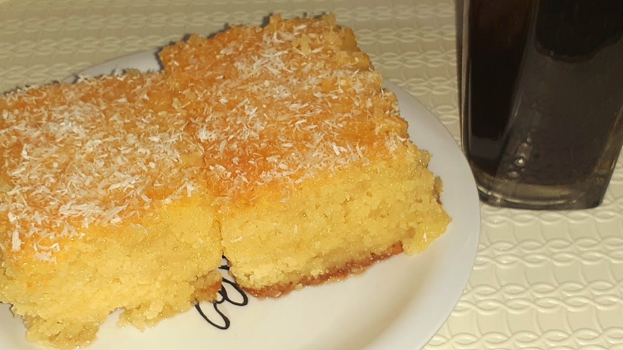 الطريقه الصح لعمل 😯كيكه الرواني😋 بكل اسرارها ف خلاط😉 اخف من البسبوسه والذ من الكيك 😯👏