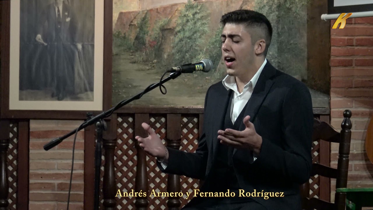 Andres Armero por Granainas 1º premio XXXVIII Concurso Nacional de Cante Flamenco Carmona 2021
