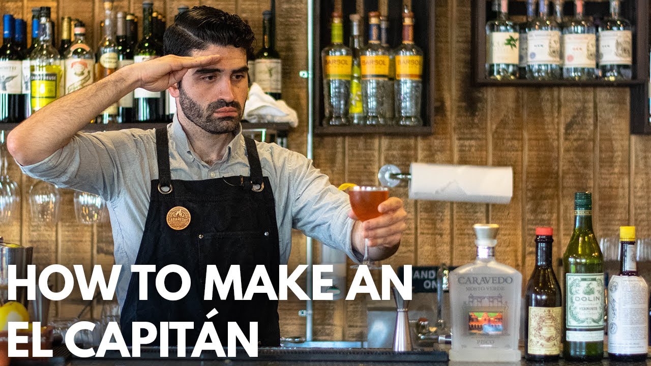 EL CAPITAN Cocktail - A Classic Pisco Cocktail