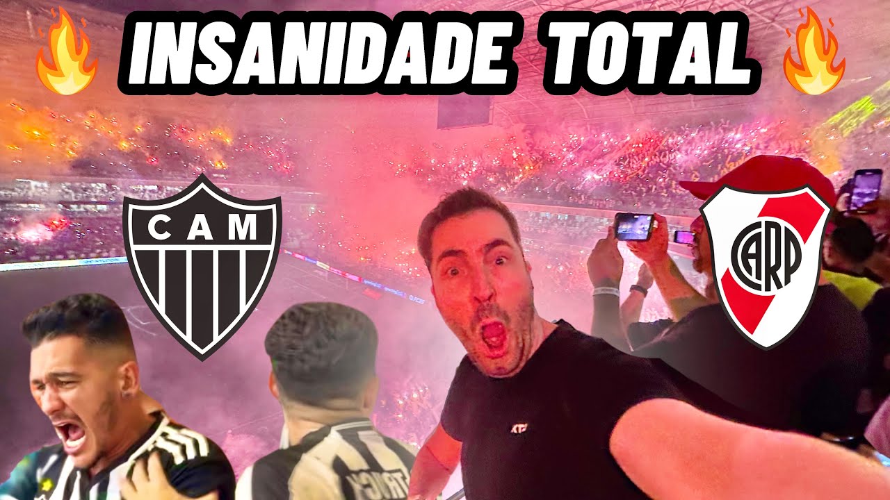 GOLEADA ANTOL&Oacute;GICA DO GALO EM CIMA DO RIVER NA ARENA MRV/ Atl&eacute;tico-MG 3 x 0 River Plate