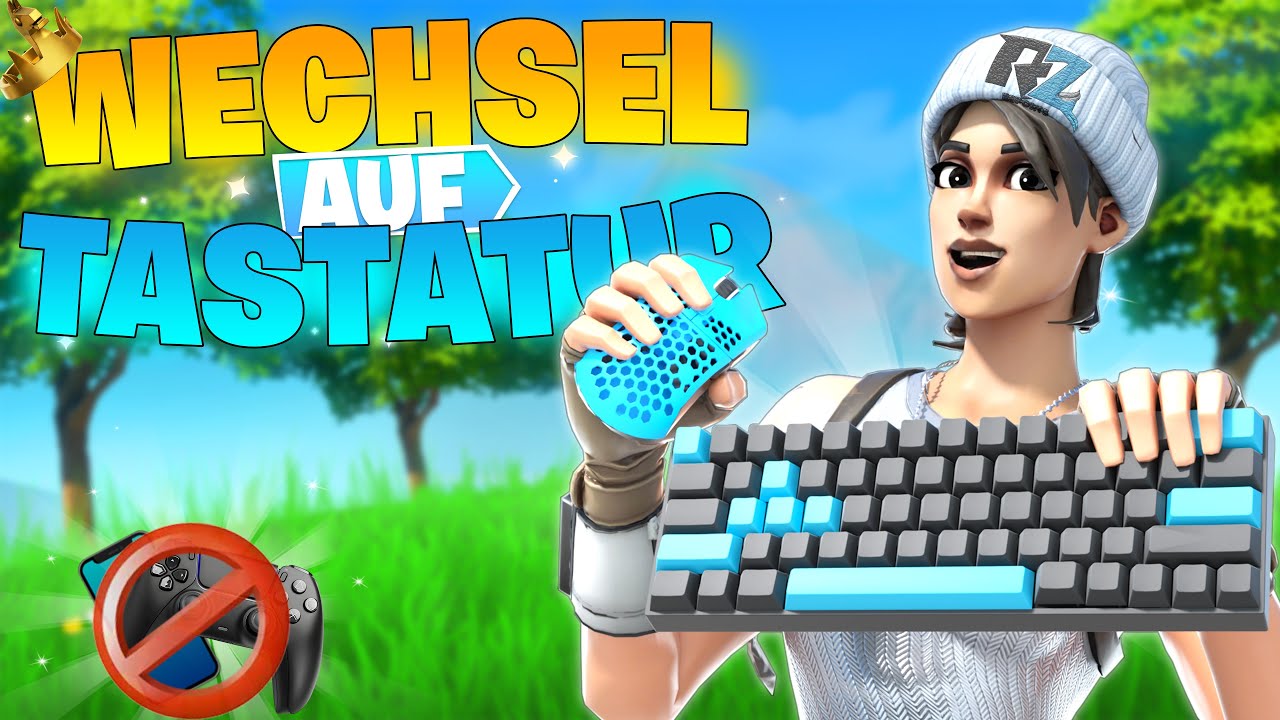 Auf Maus und Tastatur SCHNELL BESSER werden!🏆 Controller zu KEYBOARD WECHSELN in Fortnite ⌨️