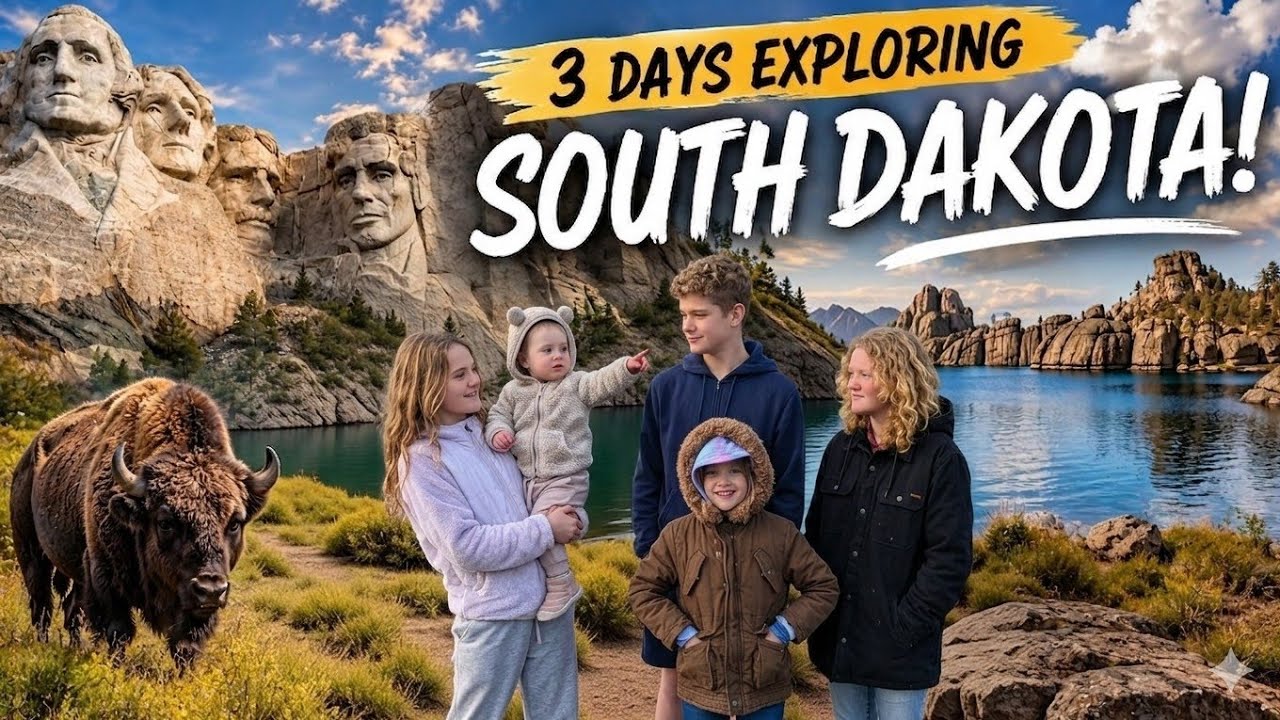 How we spent 3 days in South Dakota in the winter as a large family