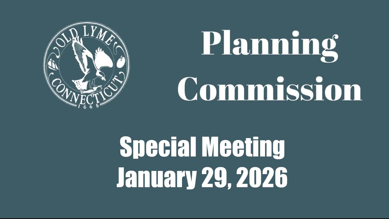 Planning Commission Special Meeting Jan 29 2026