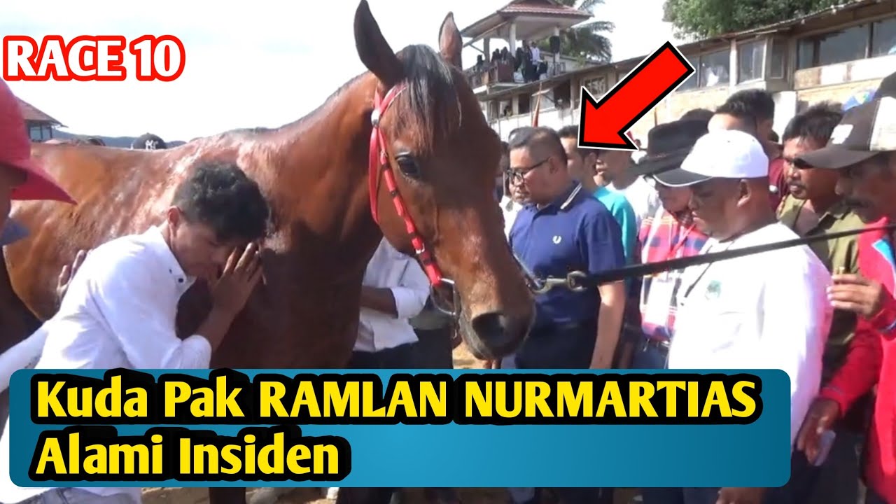 BUKITTINGGI PRIDE kuda Pacu Milik Bpk. RAMLAN NURMARTIAS Insiden. Piala WALIKOTA CUP 2024
