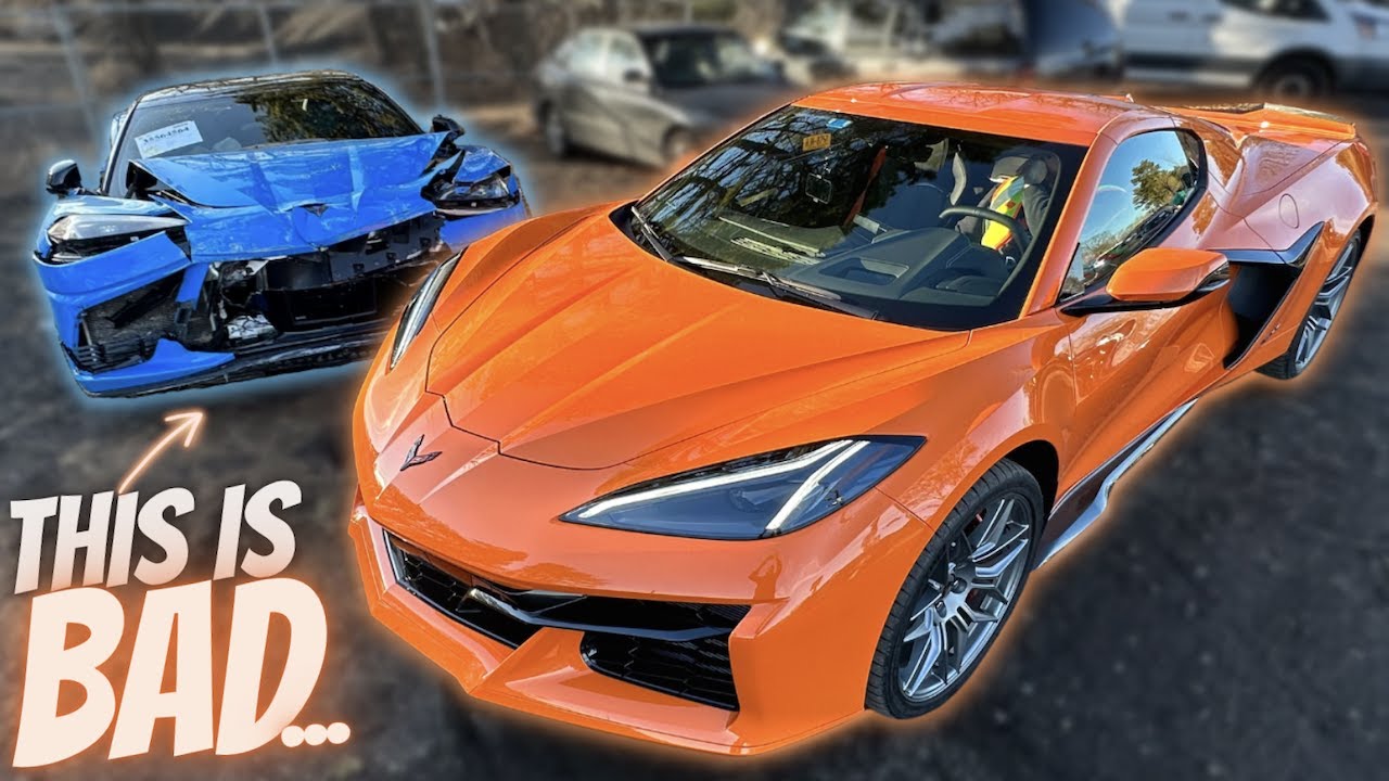 ПЕРВЫЙ Corvette C8 Z06 на SALVAGE AUCTION — это безумие...