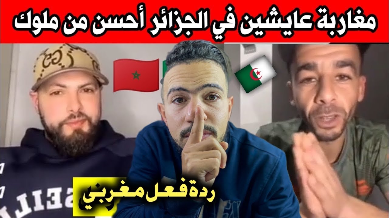 شاهد قصة حراك مغربي 🇲🇦 في الجزائر 🇩🇿 