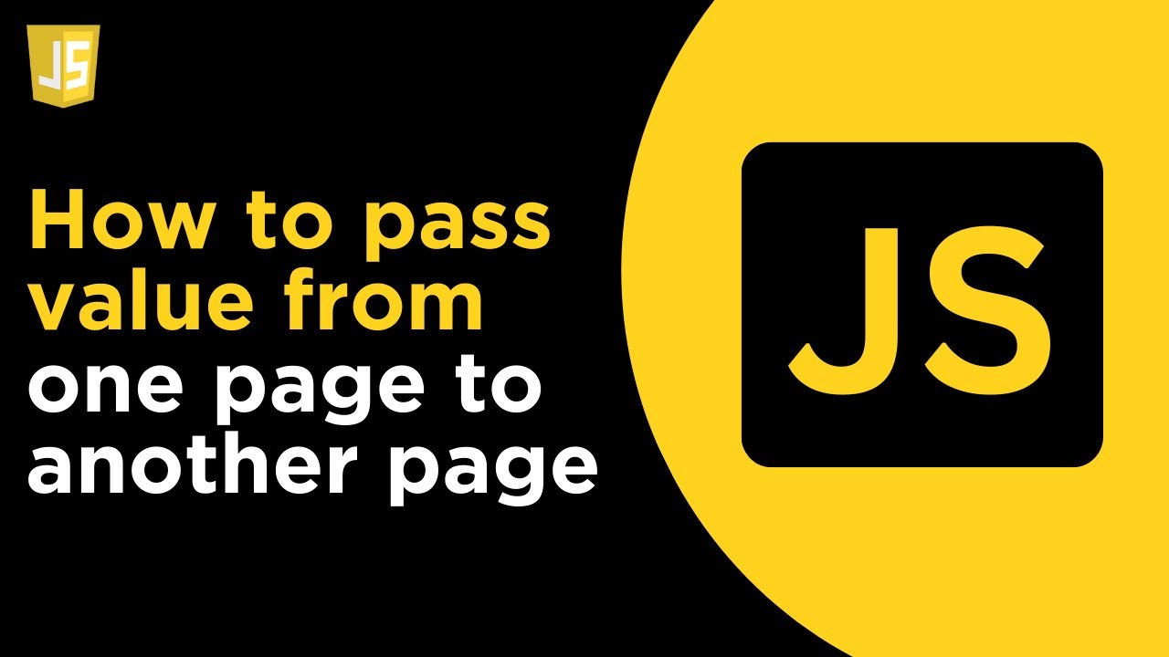 How to pass value from one page to another page in html