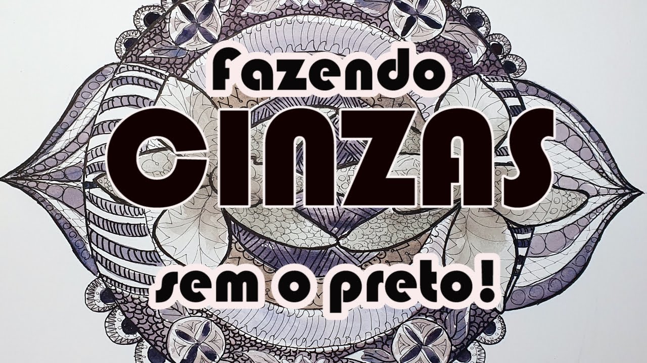 Faça tons de cinza sem usar o preto! #cursodepintura