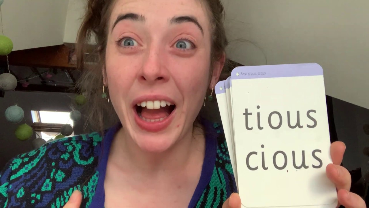 Phonics sound ‘tious/cious’
