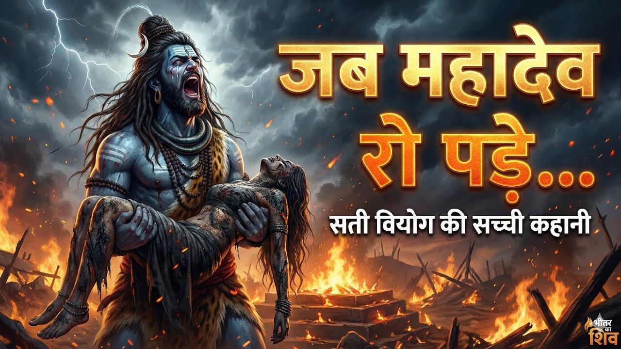 जब महादेव रो पड़े... 😭 (The Day Lord Shiva Cried) | Sati Viyog Full Story