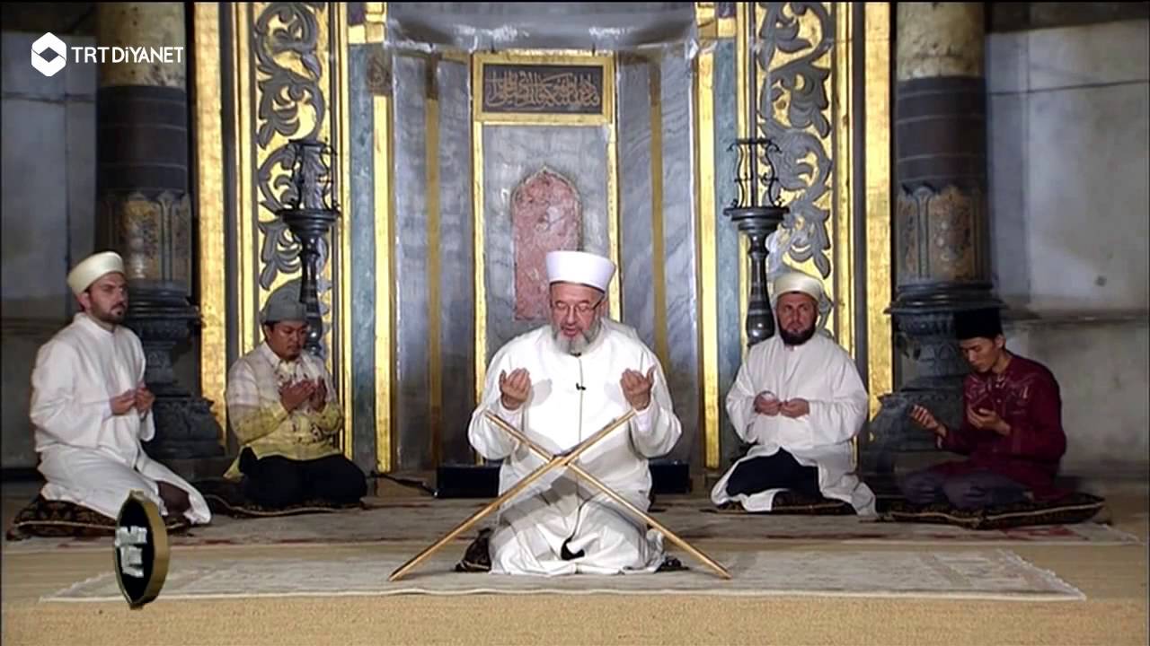 Ayasofya'da Kadir Gecesi Duası