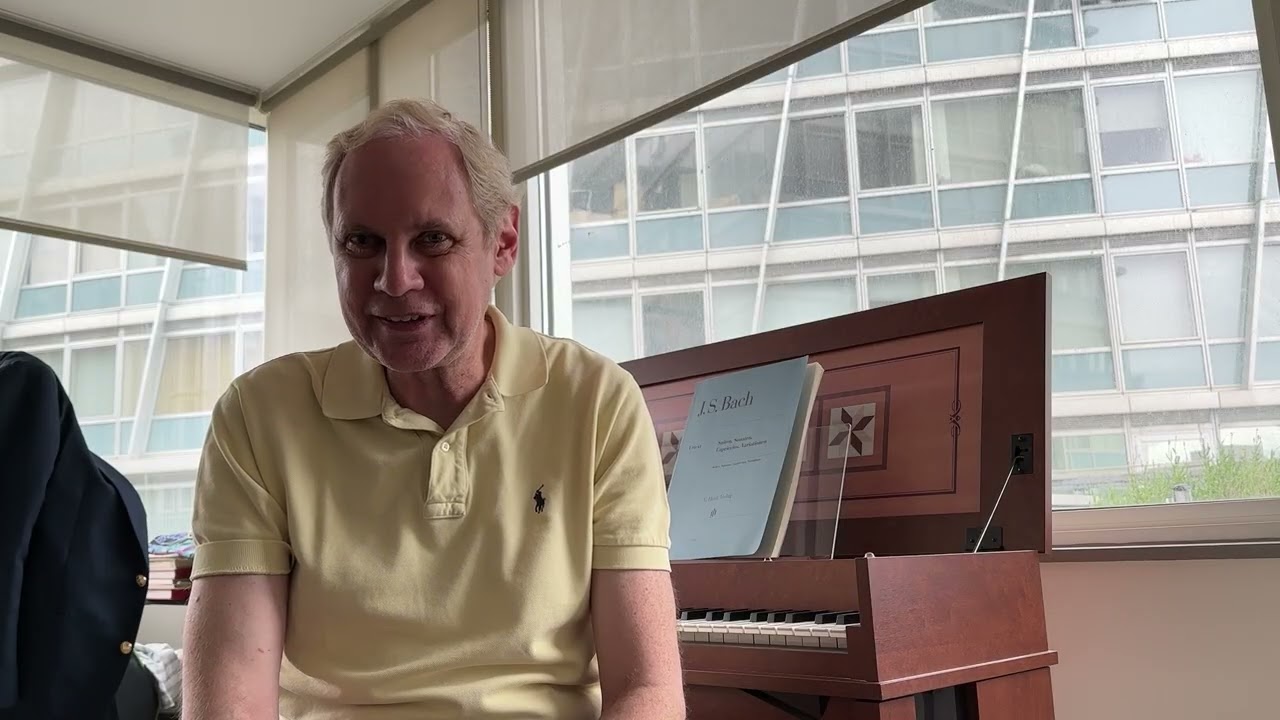 Rare E flat suite by Bach BWV819 - conclusion (Bourree & Minuet and Trio) on Roland C-30