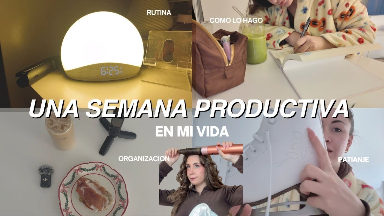 UNA SEMANA INTENTADO SER PRODUCTIVA EN MI VIDA *independizada* | métodos de organización, patinaje..