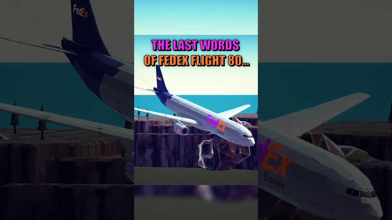 The Last Words Of FedEx Flight 80 CVR (Pilot Audio) | Besiege #besiege