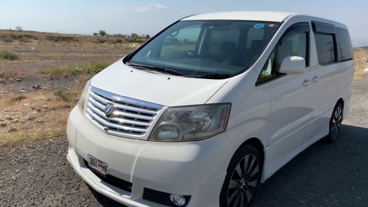 Toyota Alphard. 3L пер привод. 2004 год. Правый руль.
