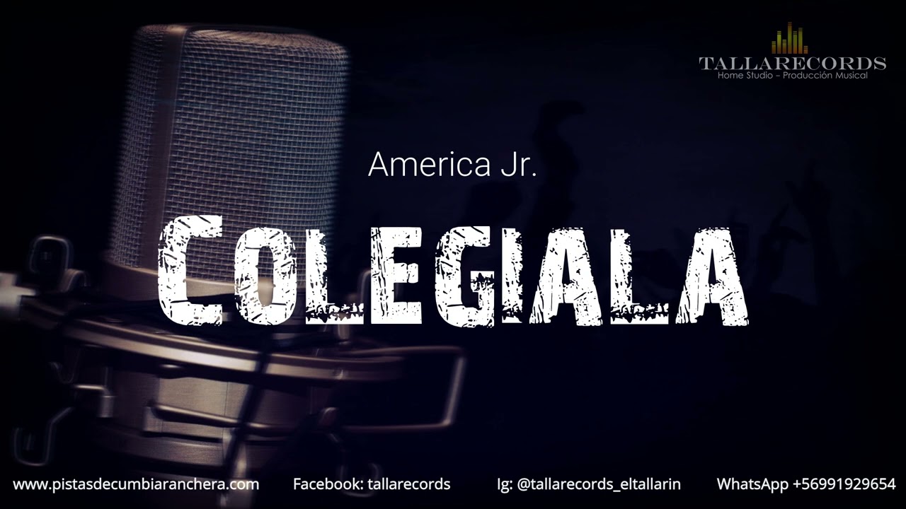 Colegiala Colegiala - KARAOKE en Cumbia Ranchera - Pista Instrumental + Letra - TallaRecords