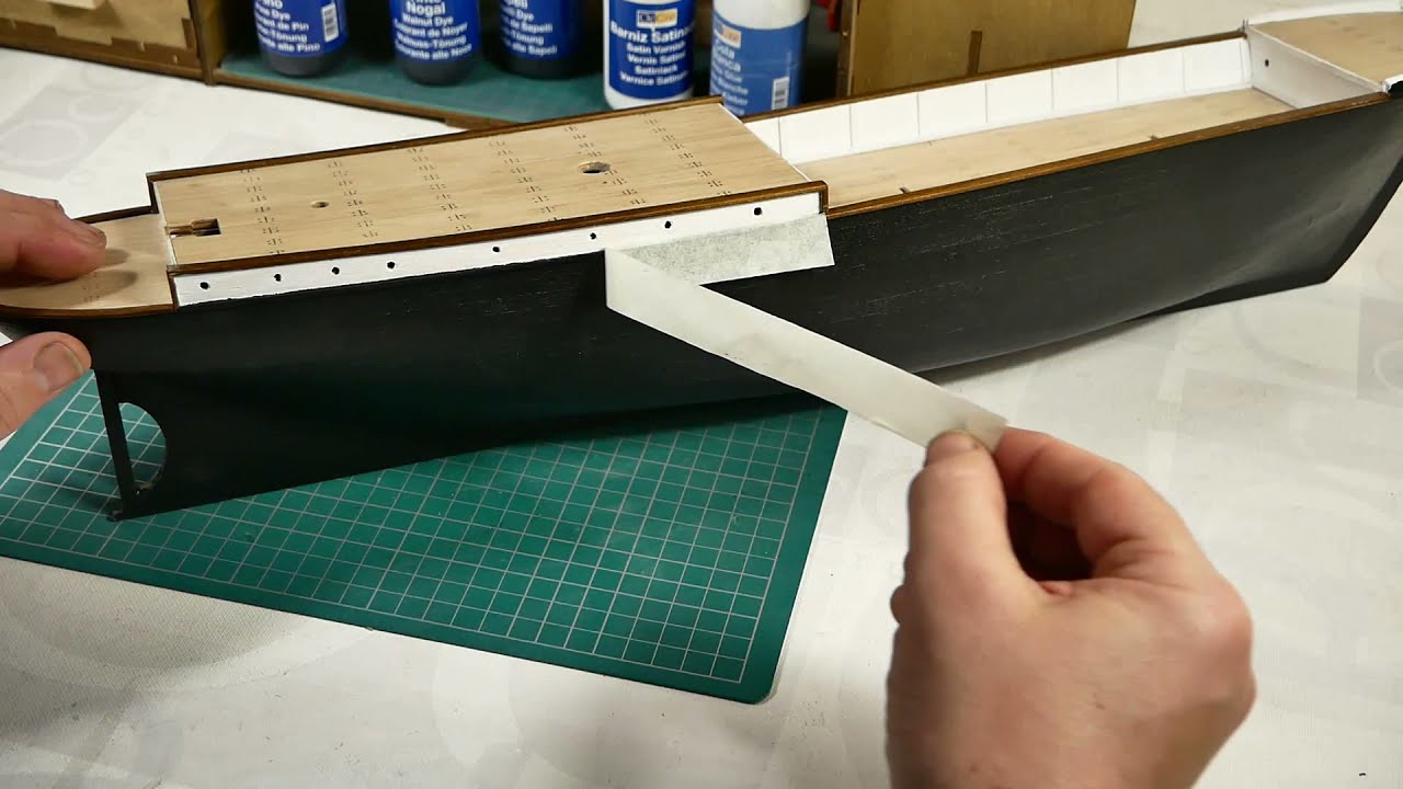 HULL 024- How to paint the hull. ENDURANCE - Naval Modeling 