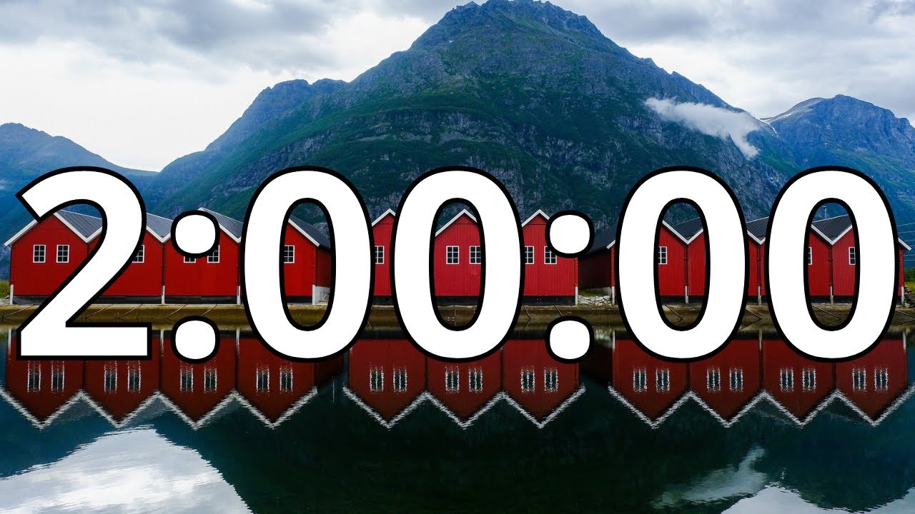 2 Hour Countdown Timer With Alarm Sound At the End (Simple Beep)