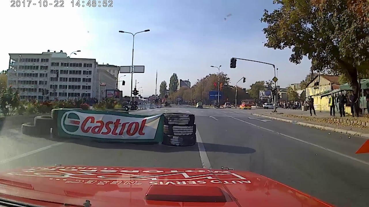 Skoplje 2017 - Dejan Dzeninks Ilic, Kragujevac - 22.10. - Kruzna trka - Prekid