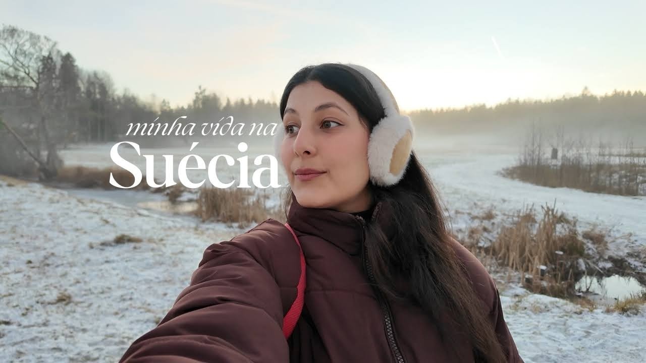 vlog de inverno na Suécia | patinação no gelo, leituras e café