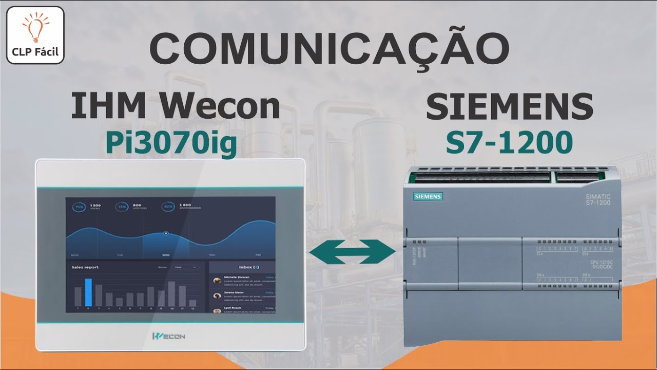 Comunicando IHM WECON com CLP SIEMENS S7-1200 | CLP Fácil