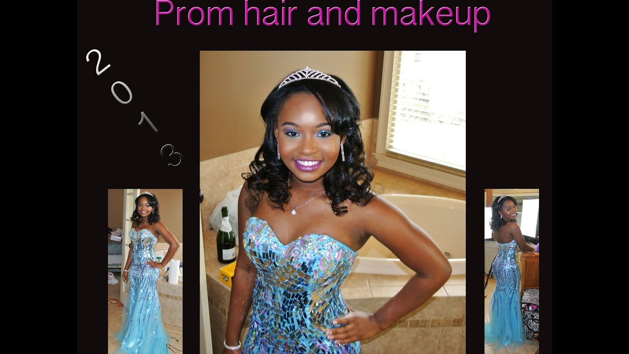 PROM: Makeup and hair - getting ready with me