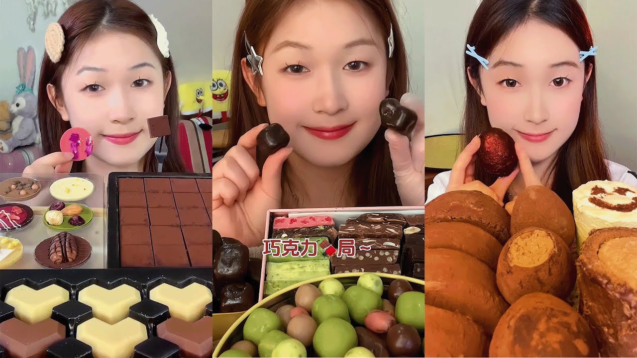 Sugar Cake Paradise – Sweet Overload! 🍰🍞✨🍫 #chocolate #ChocolateMukbang #Mukbang #ASMRMukbang