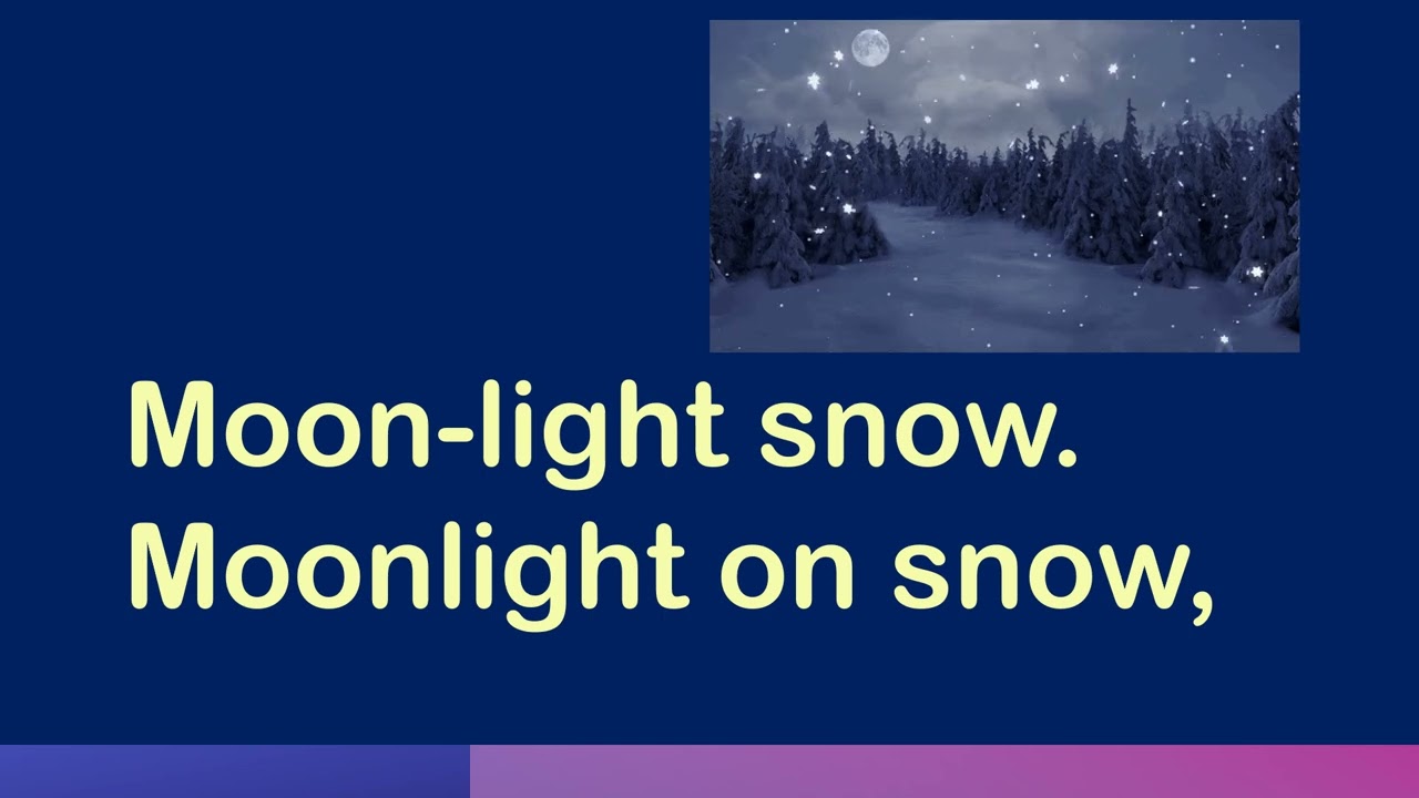 Moonlight on Snow Descant 1