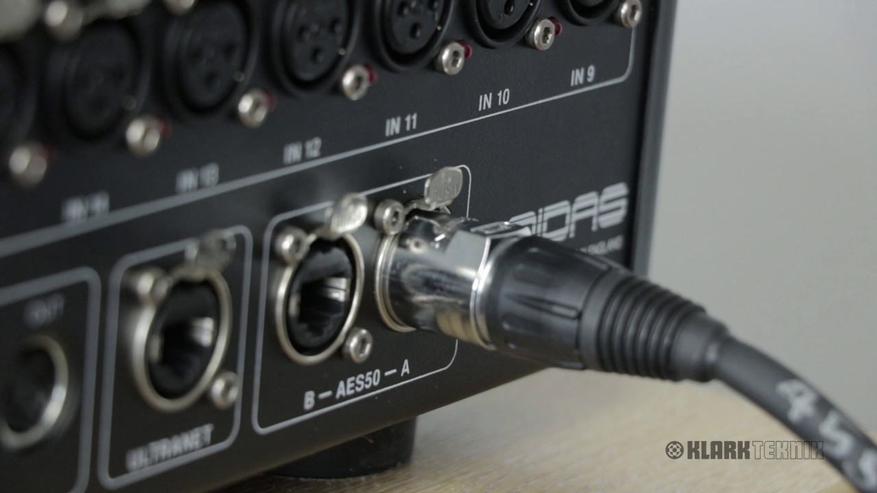 KLARK TEKNIK Link your DN9650 AES50 Card to your M Series and PRO Series