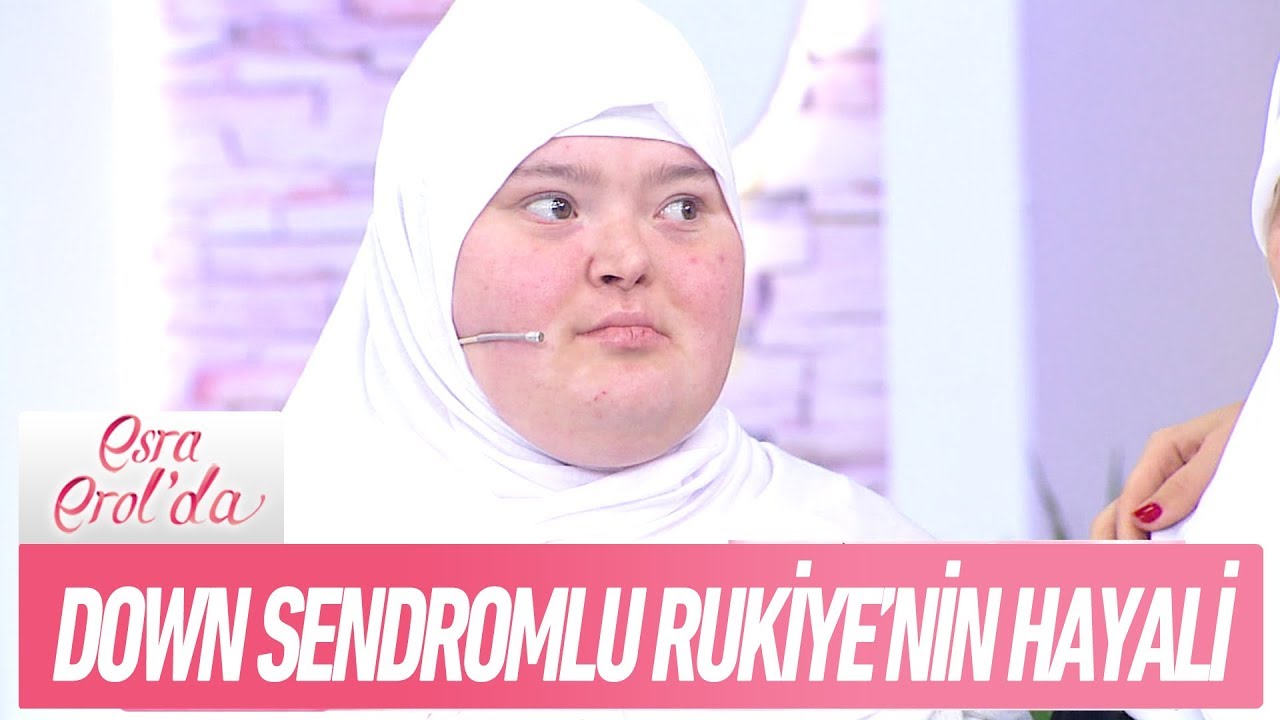 Down sendromlu Rukiye'nin en büyük hayali - Esra Erol'da 1 Ocak 2018