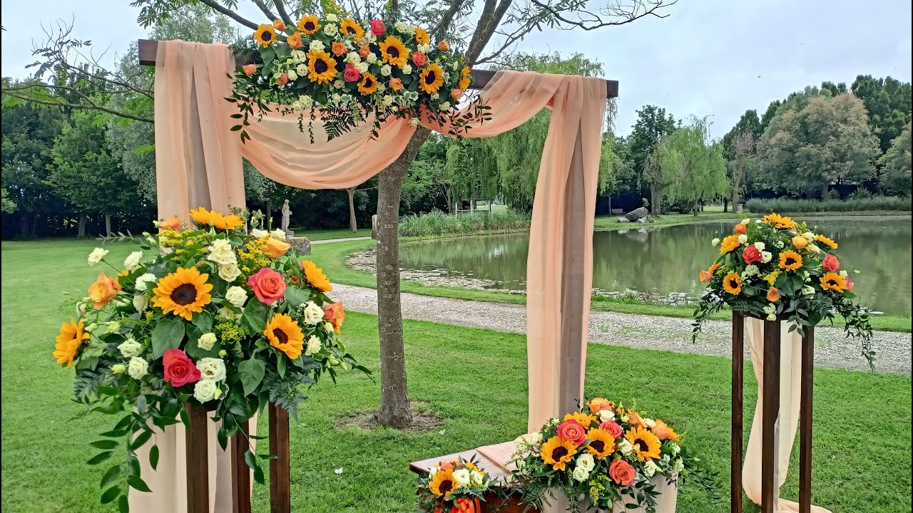 allestimento floreale per il Matrimonio di Andrea e Silvia