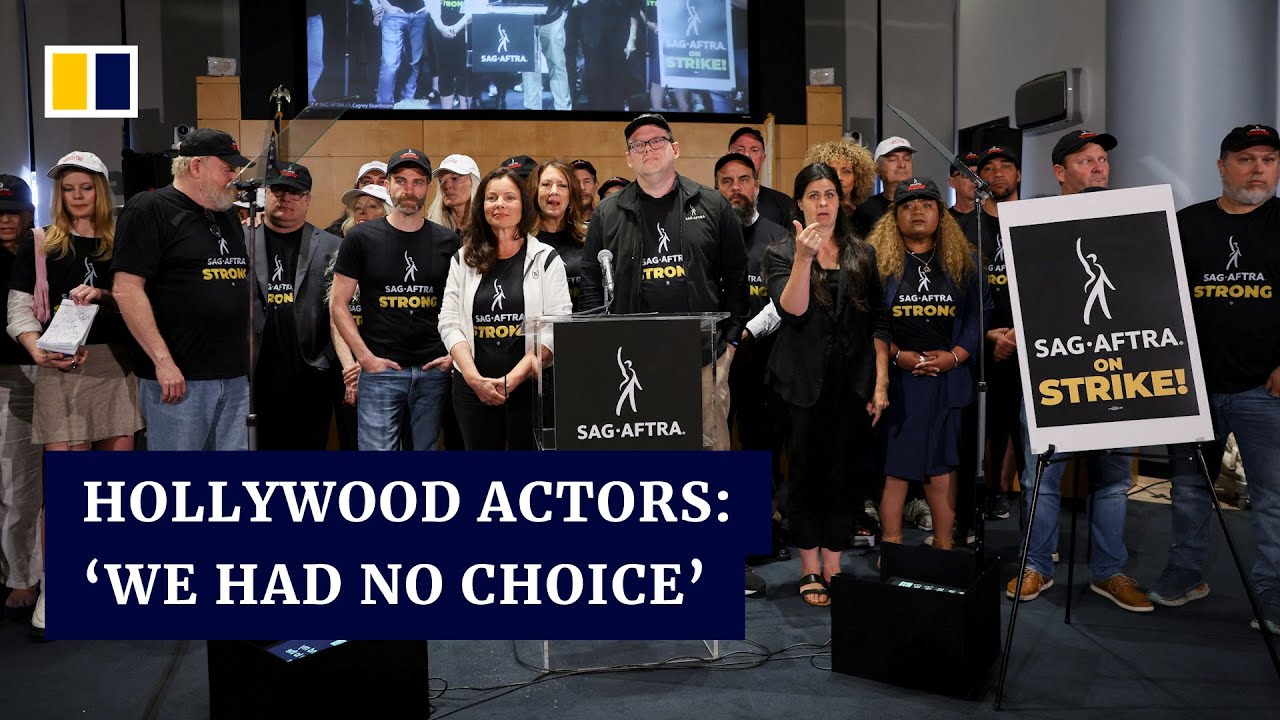 Actors join screenwriters in Hollywood’s 1st dual strike since 1960 after contract talks collapse
