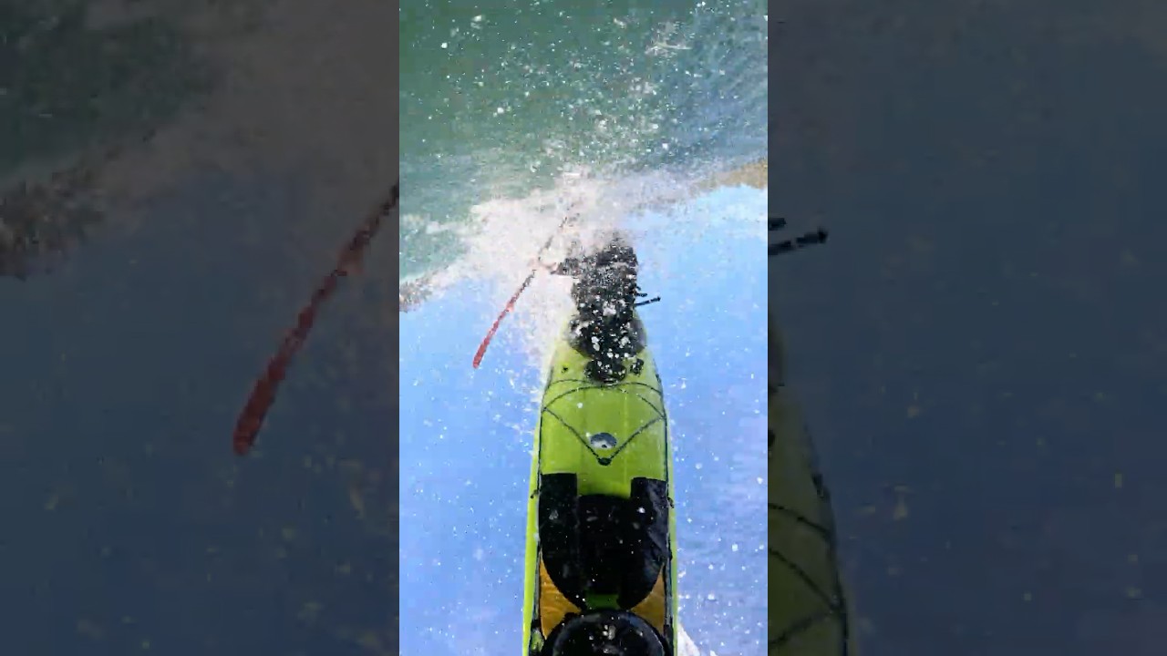 Is this the first-ever kickflip in a sea kayak?!