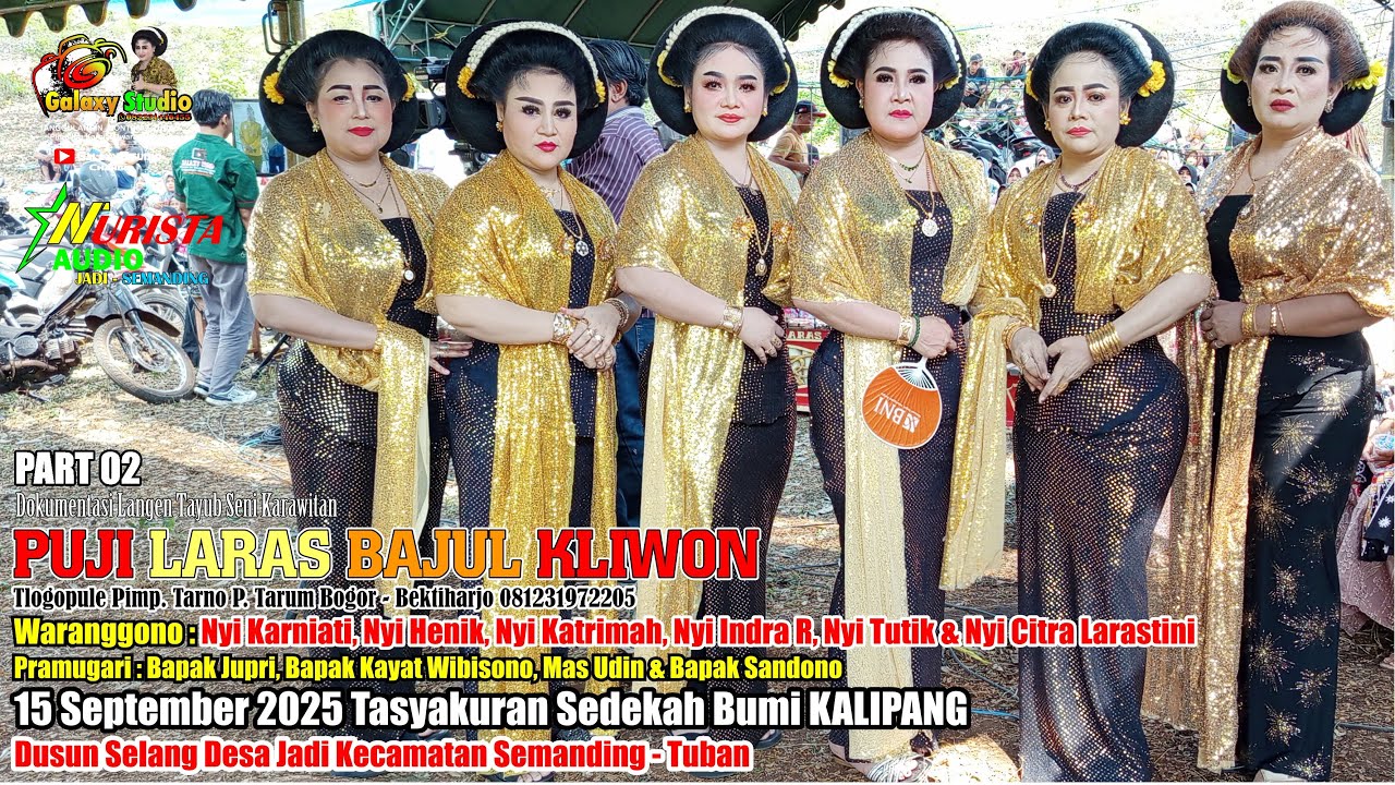 TAYUB SEDEKAH BUMI KALIPANG NYI KARNIATI, NYI HENIK, NYI KATRIMAH DLL PART 02