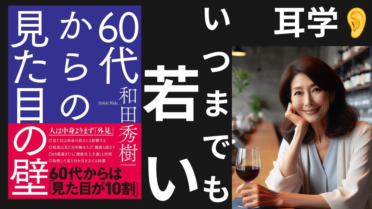 耳学👂「60代からの見た目の壁」和田秀樹著　いつまでも若くありたい60代必読！老ける原因と若くある秘訣大公開