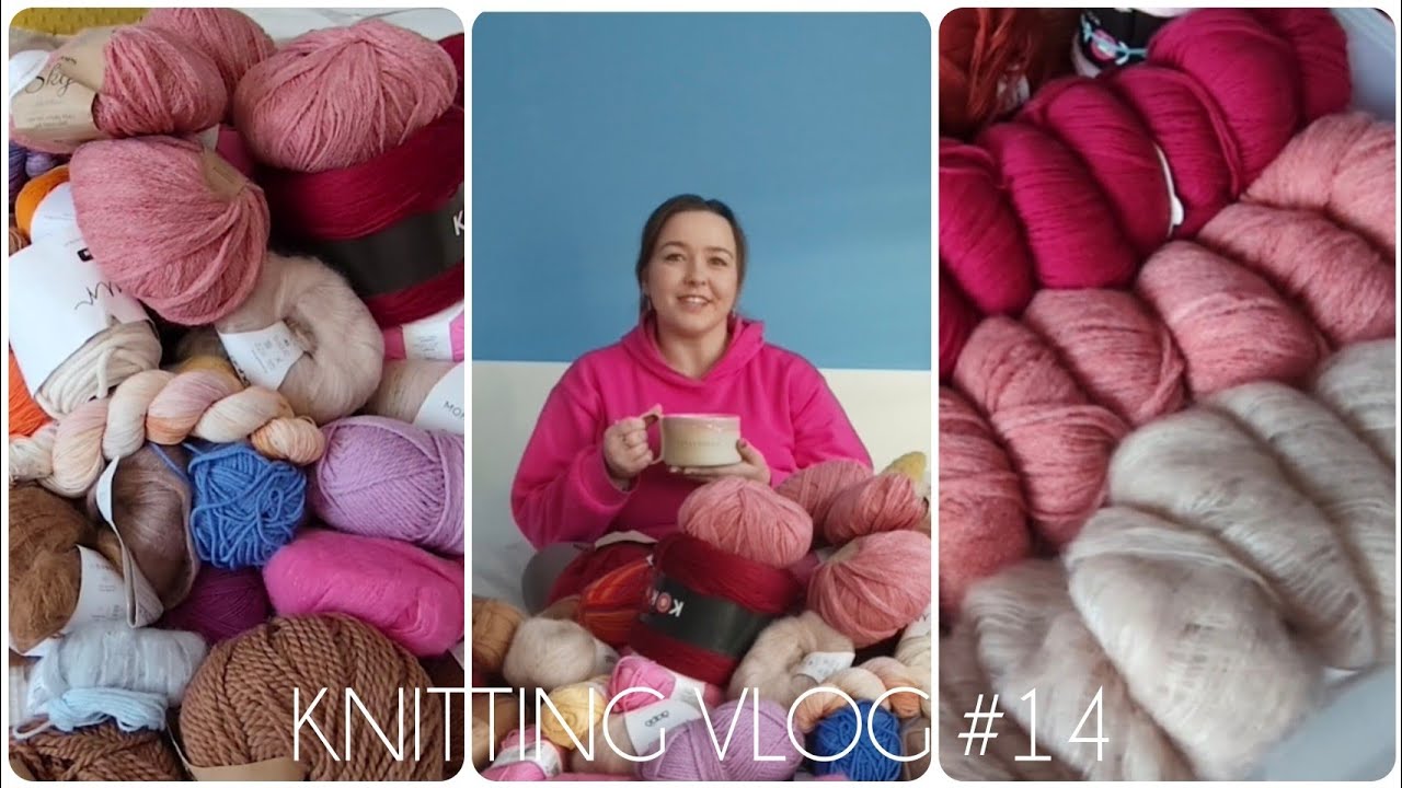 Moje wszystkie włóczki! 🧶 Ile swetrów z tego wydziergam? Pojedyńcze motki? 😱