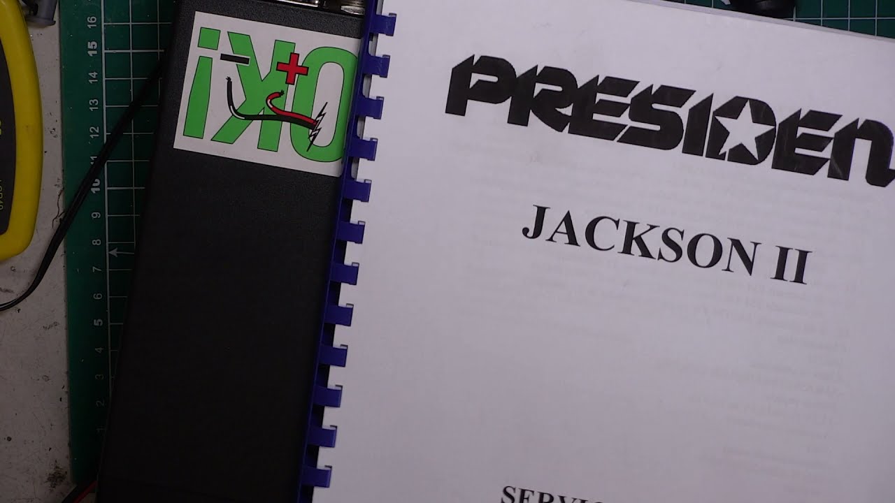President Jackson II classic AM/FM service alignment, CE MultiNorm CB radio