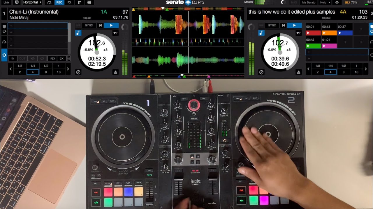 DJ MAEG - HIPHOP MIX ON HERCULES DJCONTROL INPULSE 500
