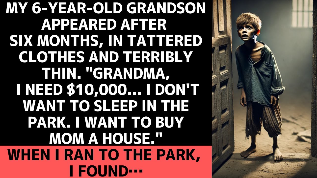 My emaciated 6-year-old grandson begs: 
