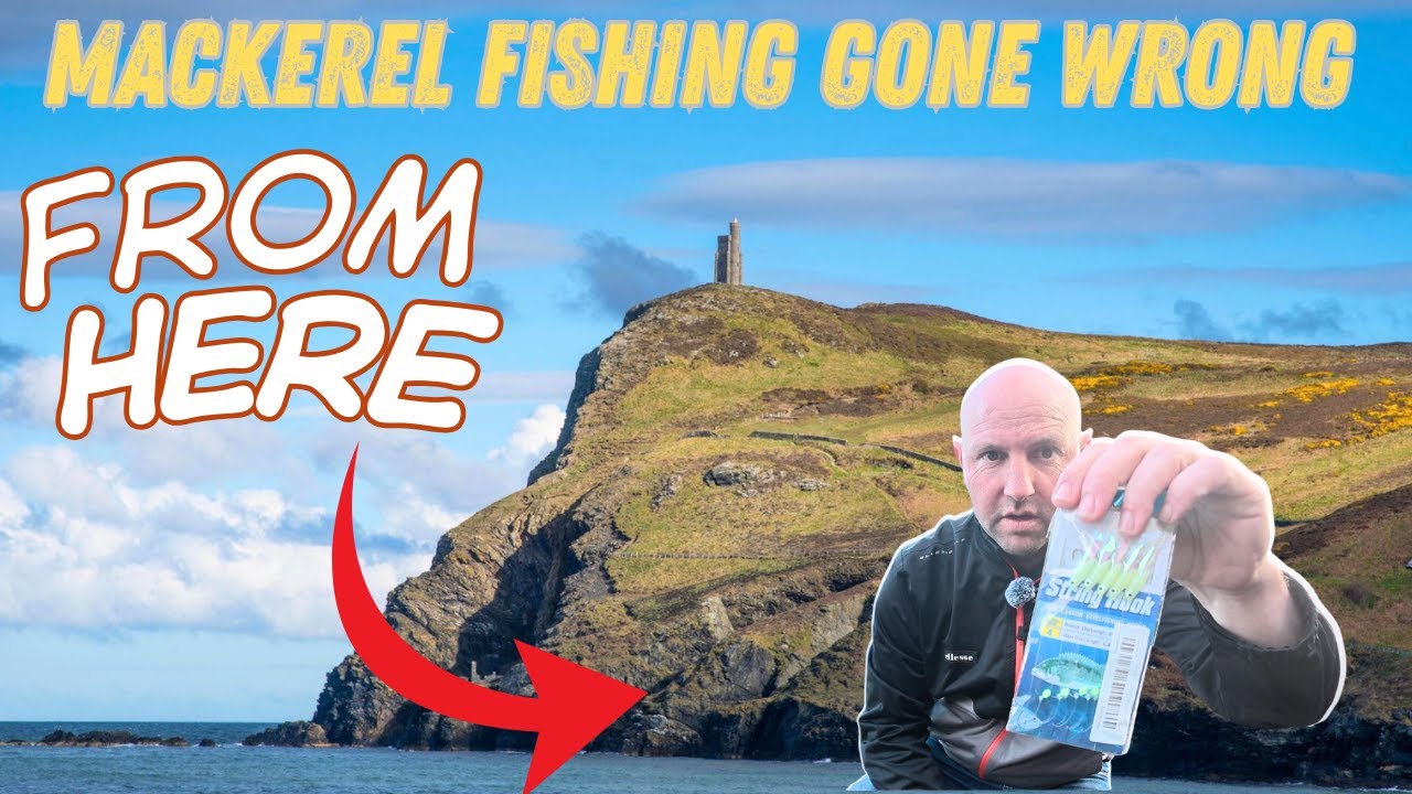 MACKEREL FISHING from the ROCKS | ISLE OF MAN SEA FISHING