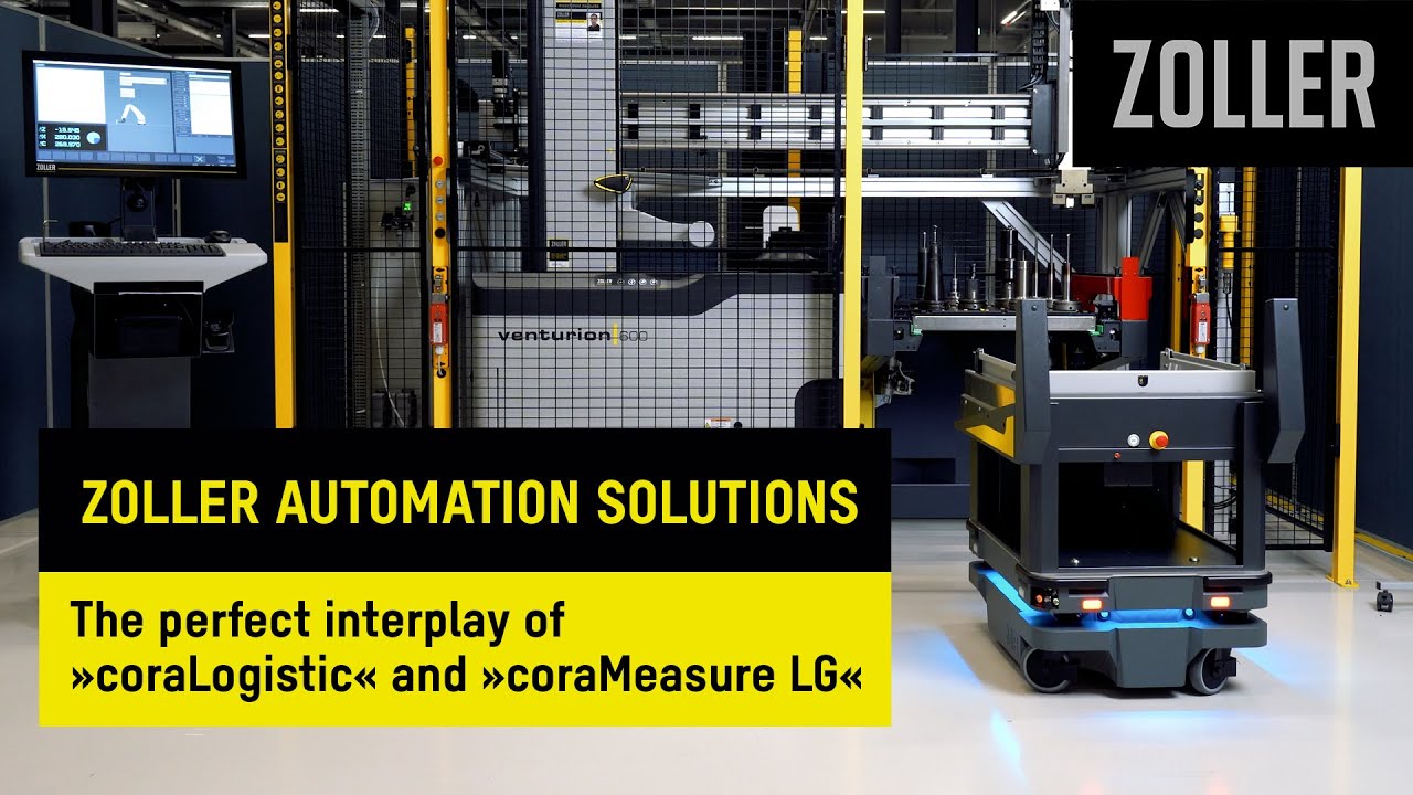ZOLLER Automation Solutions – The perfect interplay of »coraLogistics« and »coraMeasure LG«