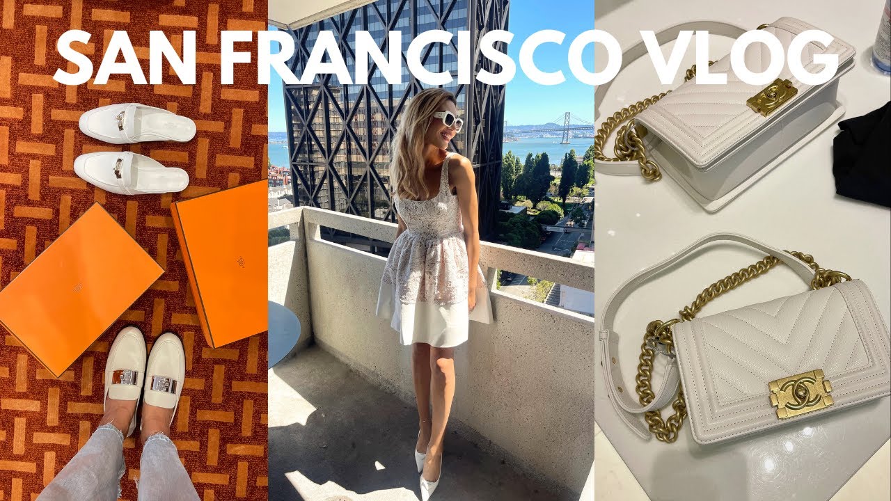 LUXURY SAN FRANCISCO SHOPPING VLOG | CHANEL, HERMÉS, NEIMAN MARCUS, LOUIS VUITTON, UNION SQUARE✨😍😍😍🛍