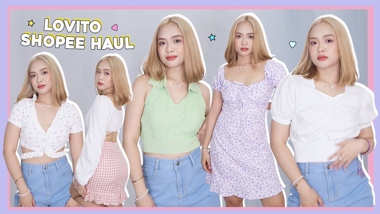 Affordable Shopee Tops,Skirt,Dress Haul ft. Lovito | phonycore 2022 (Philippines)